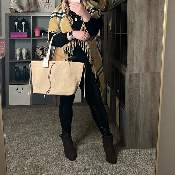 NEW! Black Faux Leather Leggings - High Waisted - Fall/Winter Must-Have - Picture 6 of 12